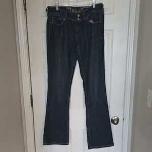 Refuge Dark Blue Boot Cut Jeans